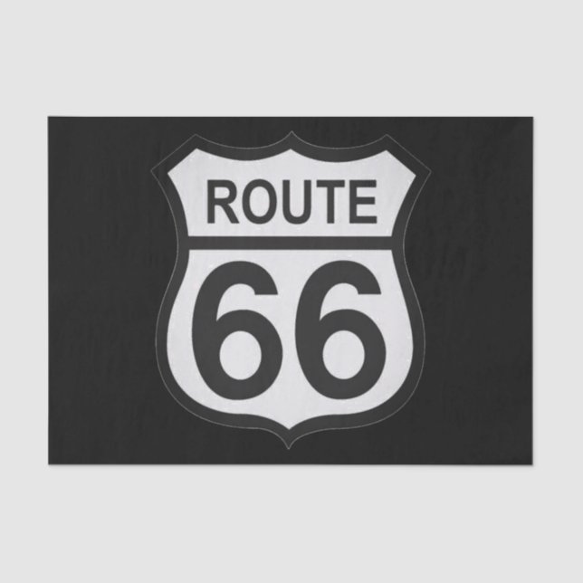 Route 66 Gift Tissue Paper (Front)