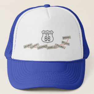 Route 66 gifts trucker hat