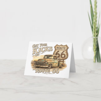 Route 66 Greeting Card