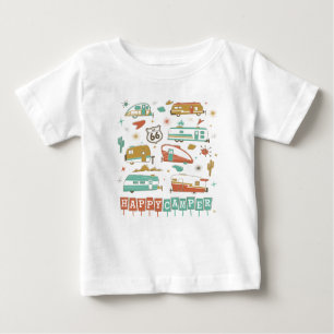 Route 66 Happy Camper Baby T-Shirt