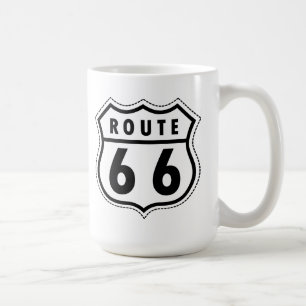 Route 66 Highway Logo Coffee Mug