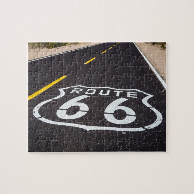 Route 66 highway marker, Arizona Jigsaw Puzzle (Horizontal)