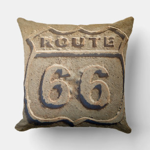 Route 66 historic sign, Arizona Cushion