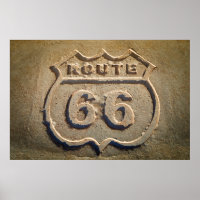 Route 66 historic sign, Arizona
