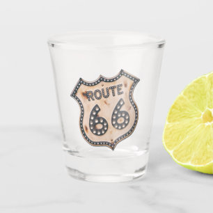 Route 66 iconic shot glasses