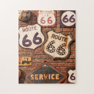 Route 66 Iconic travel Jigsaw Puzzle