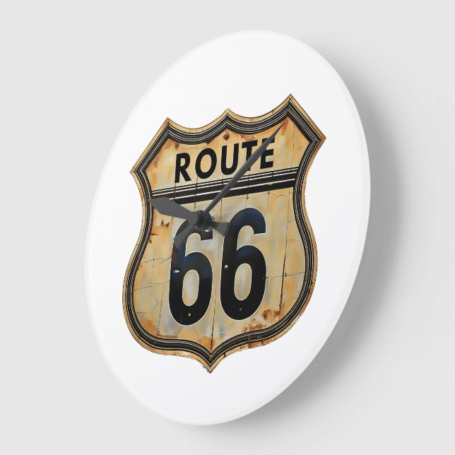 Route 66  large clock (Angle)
