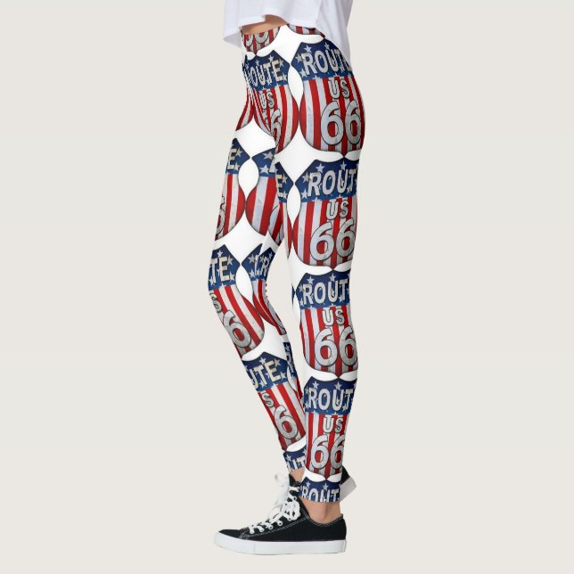 "ROUTE 66 LEGGINGS" LEGGINGS (Left)