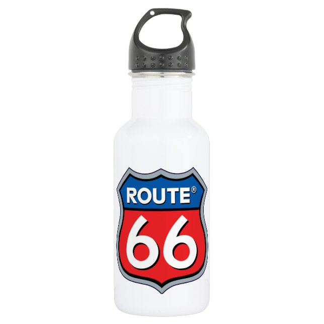 Route 66 Logo 532 Ml Water Bottle (Front)