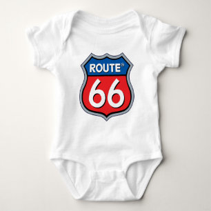 Route 66 Logo Baby Bodysuit