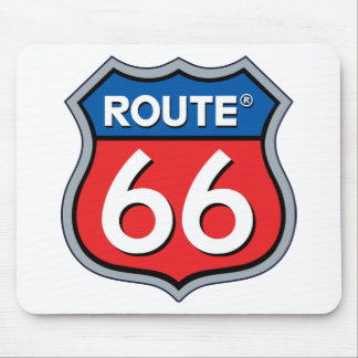 Route 66 Logo Mouse Pad