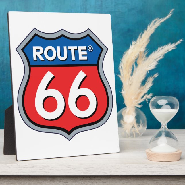 Route 66 Logo Plaque (Side)