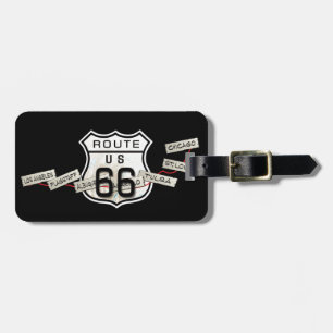 route 66 luggage tag