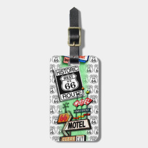ROUTE 66 LUGGAGE TAG by PopArtDiva