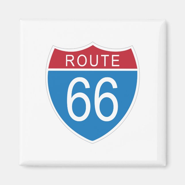 Route 66 magnet (Front)