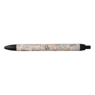 Route 66 Map Retirement Black Ink Pen