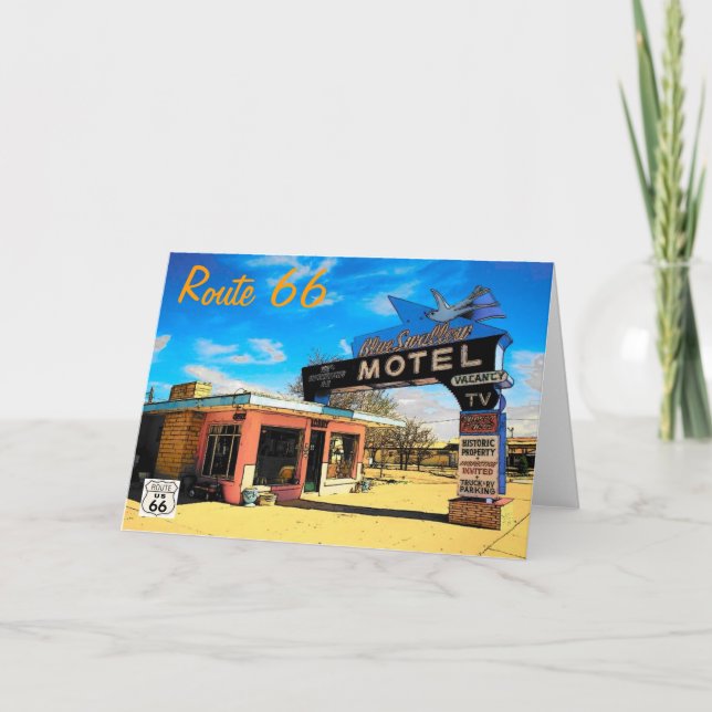 Route 66 Motel Card (Front)