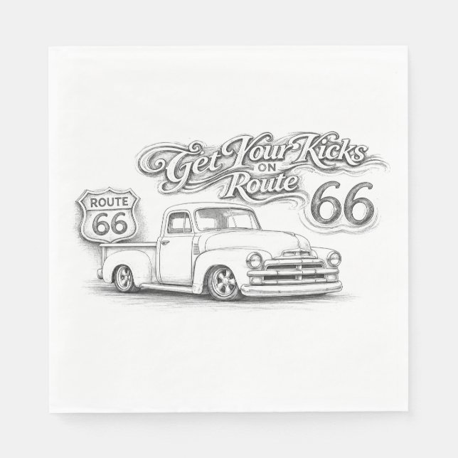 Route 66 Napkins (Front)