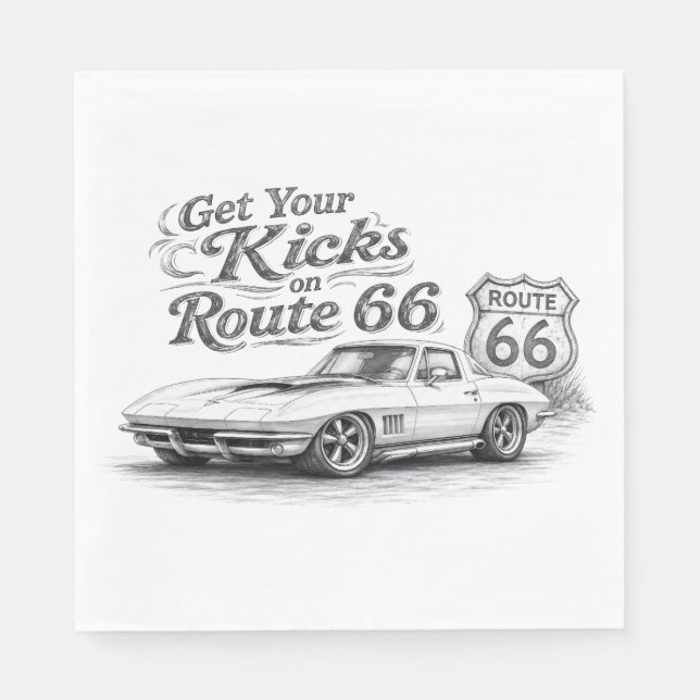 Route 66 Napkins (Front)