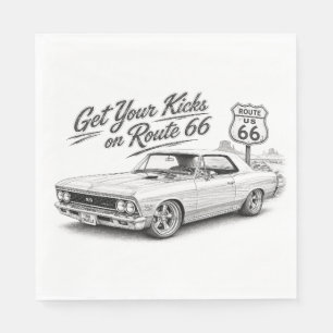 Route 66 Napkins