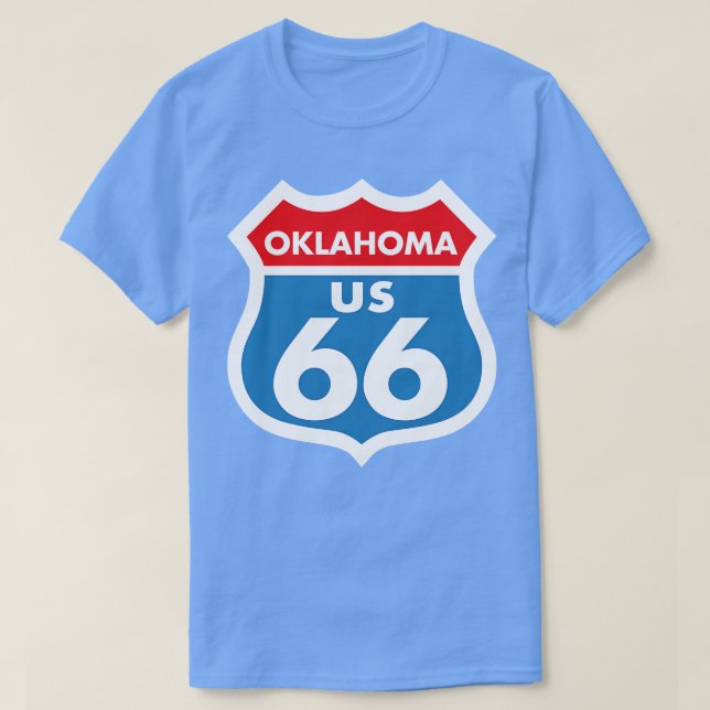 Route 66 Oklahoma T-Shirt (Design Front)