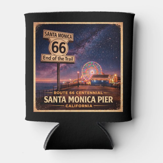 Route 66 Pier Sips Beach Cooler (Front)