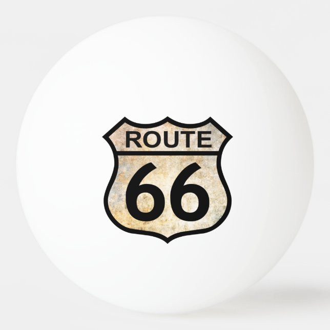 Route 66 Ping Pong Ball (Front)