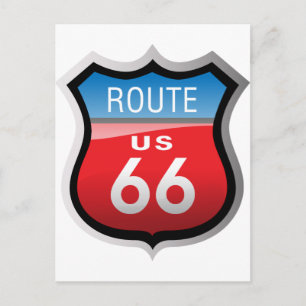 Route 66 postcard