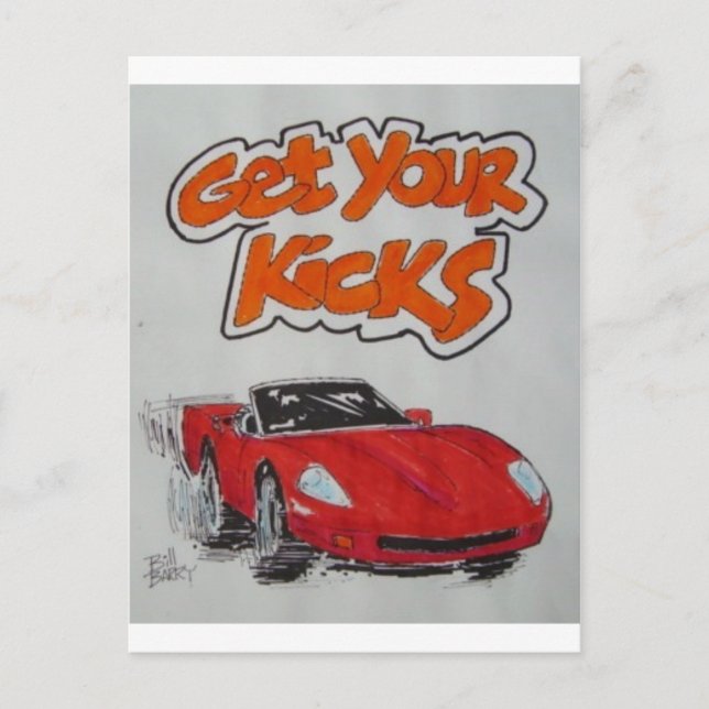 Route 66 postcard (Front)