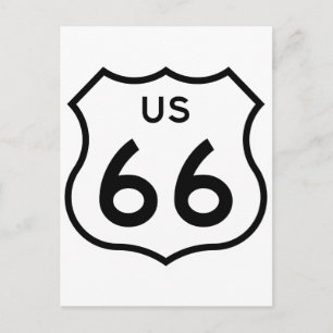 Route 66 postcard