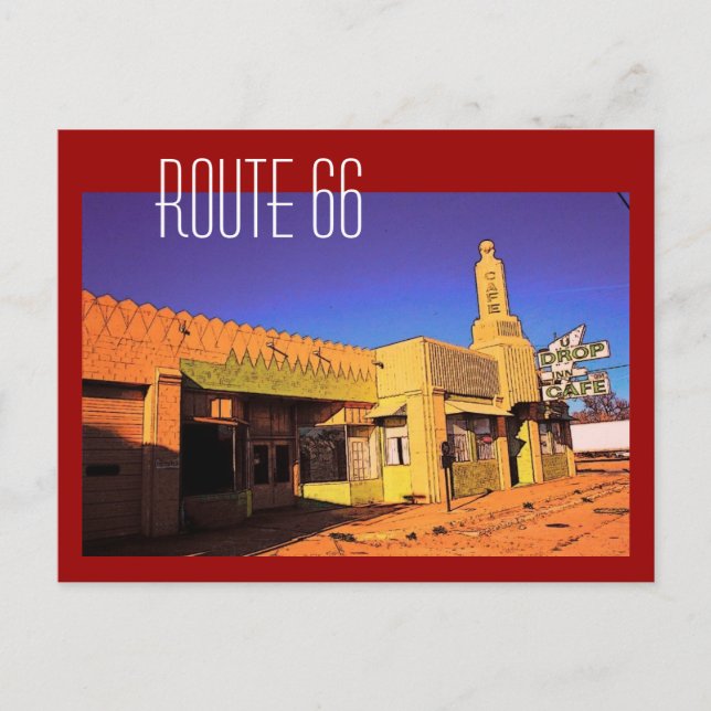 Route 66 Postcard (Front)