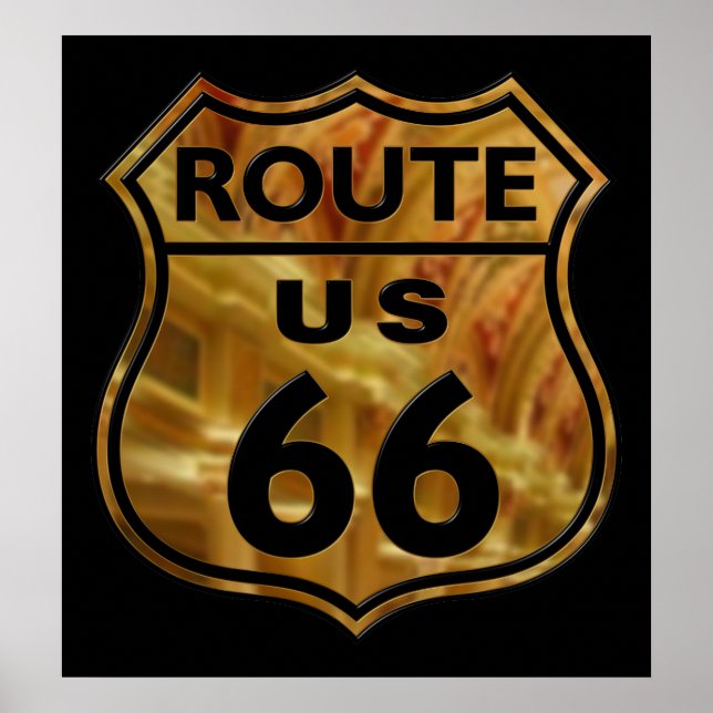 Route 66 poster (Front)