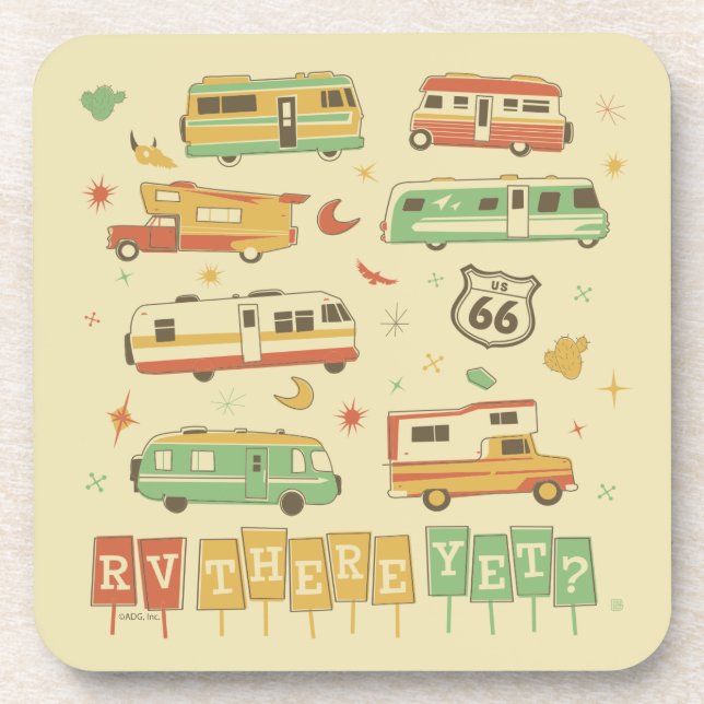 Route 66 RV There Yet Coaster (Front)
