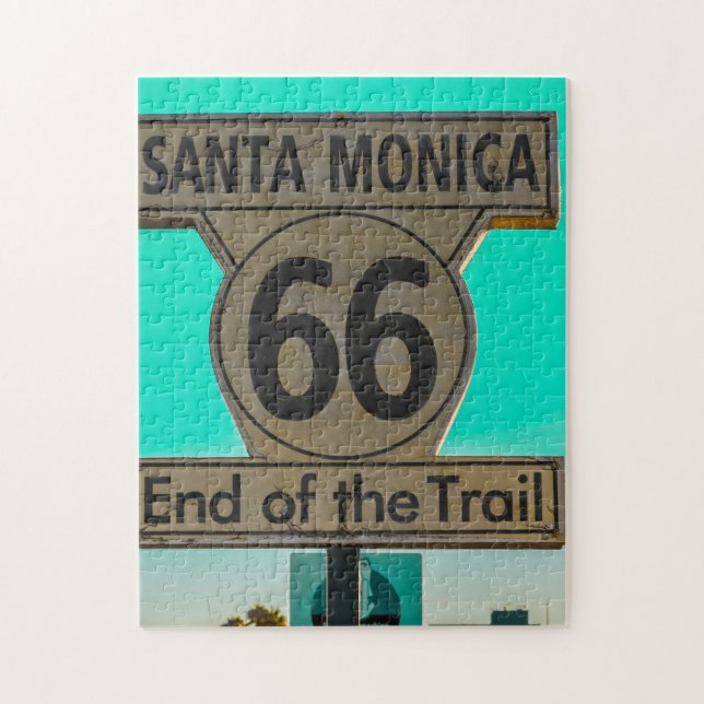 Route 66 Santa Monica. Jigsaw Puzzle (Vertical)