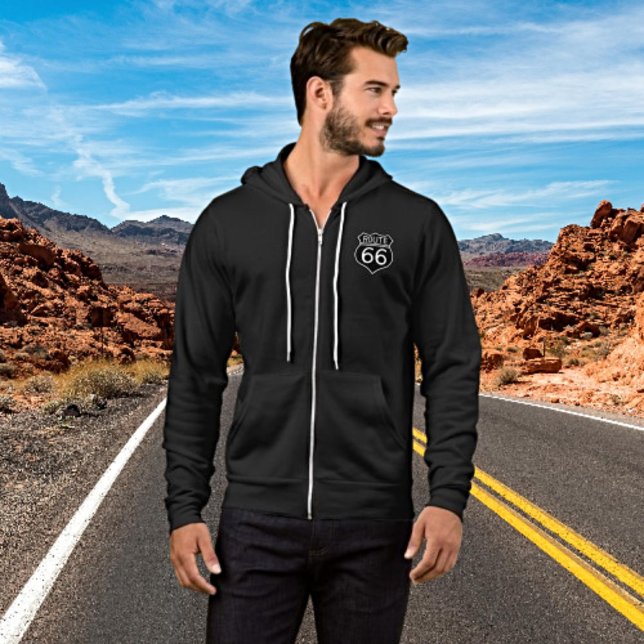 Route 66 Sign or your Image or Logo Hoodie (Creator Uploaded)