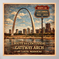 Route 66 St Louis Gateway Arch