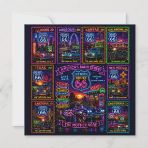 Route 66 States Correspondence Stationery