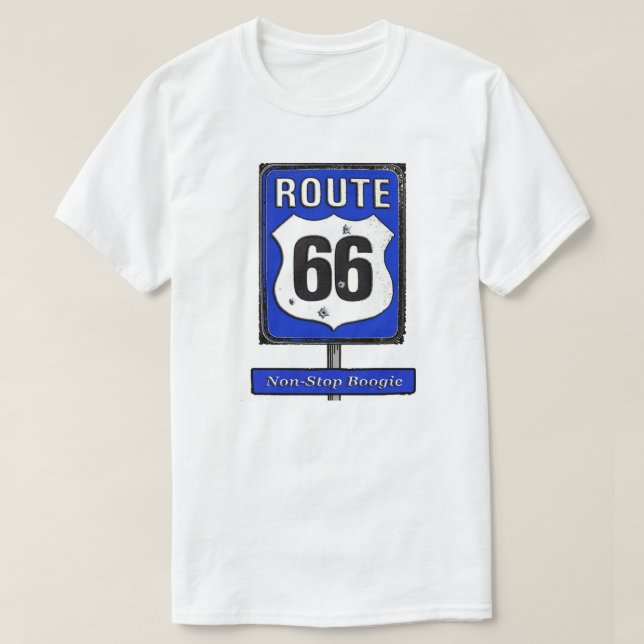 Route 66 T Shirt (Design Front)