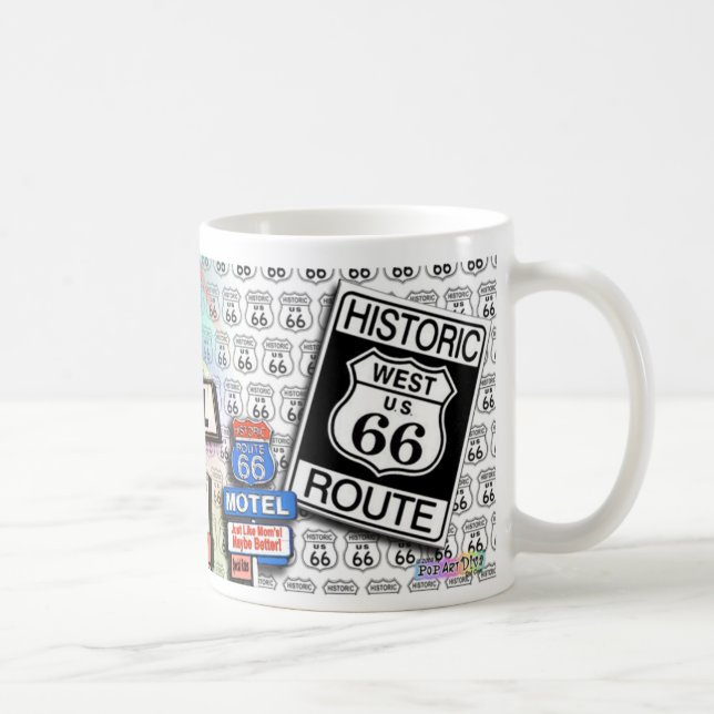 ROUTE 66 - The Mother Road Mugs & Cups (Right)