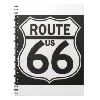 Route 66 - The Mother Road Spiral Notebook