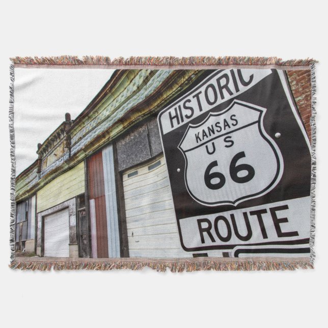 Route 66 throw blanket (Front)