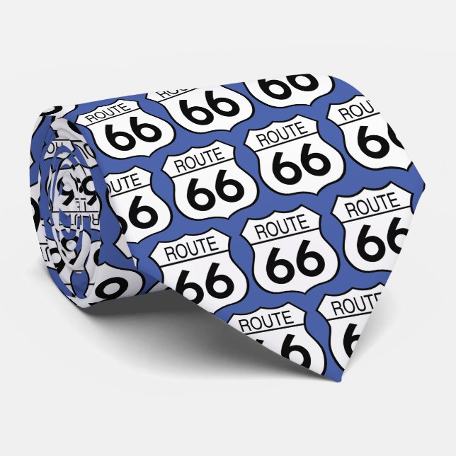 Route 66 Tie (Rolled)