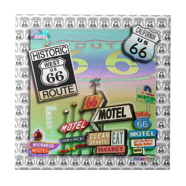 Route 66 Tile (Front)