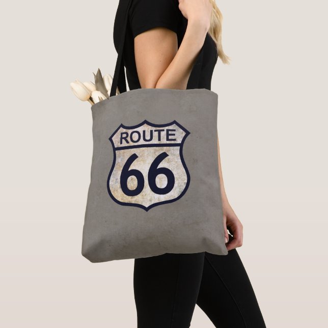 Route 66 Tote Bag (Close Up)