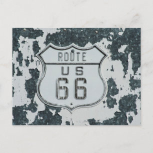 Route 66 vintage sign postcard