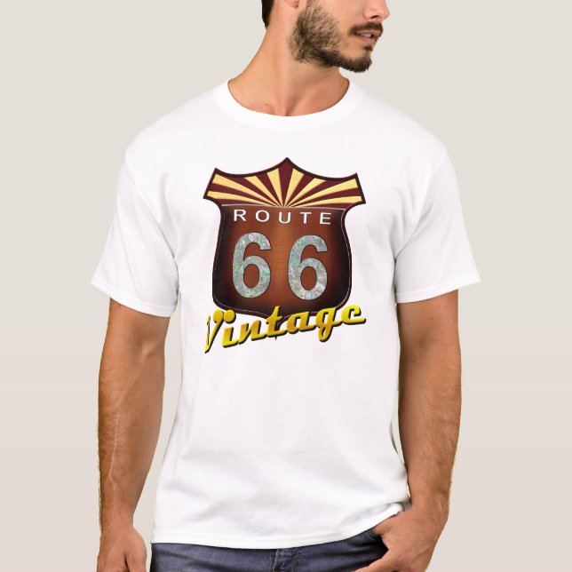 Route 66 Vintage T-Shirt (Front)
