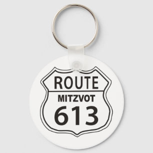 Route Mitzvot 613 Key Ring