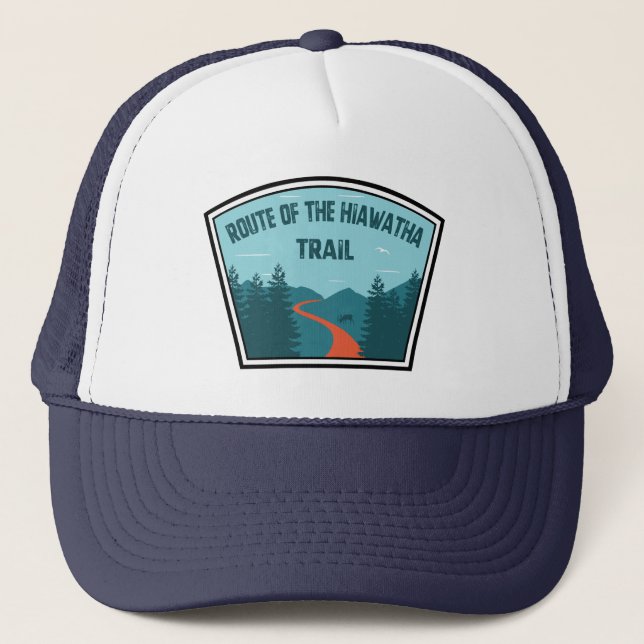 Route Of The Hiawatha Trail Trucker Hat (Front)