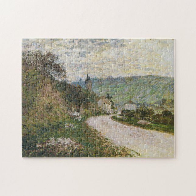 Route to Vetheuil Monet Fine Art Jigsaw Puzzle (Horizontal)