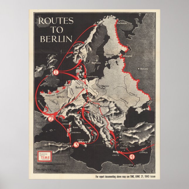 Routes ToBerlin Poster (Front)